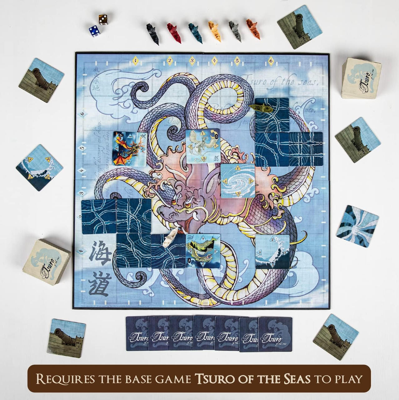 Calliope Games Tsuro: Veterans of the Seas Expansion